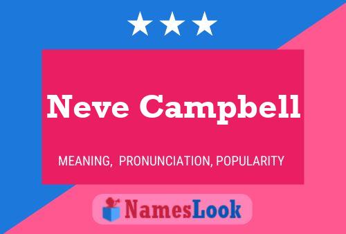 Neve Campbell 名字海报