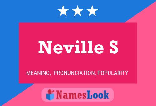 Neville S 名字海报