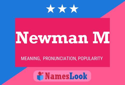 Newman M 名字海报