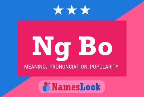 Ng Bo 名字海报