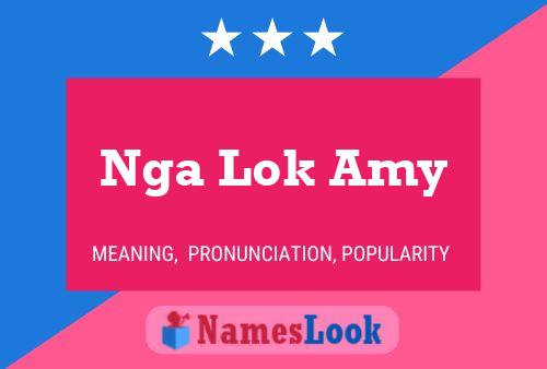 Nga Lok Amy 名字海报