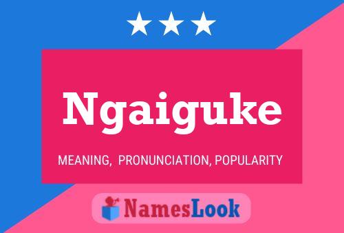 Ngaiguke 名字海报