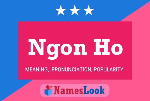 Ngon Ho 名字海报