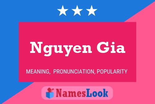 Nguyen Gia 名字海报