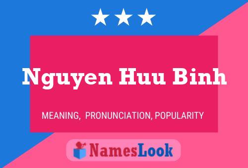 Nguyen Huu Binh 名字海报