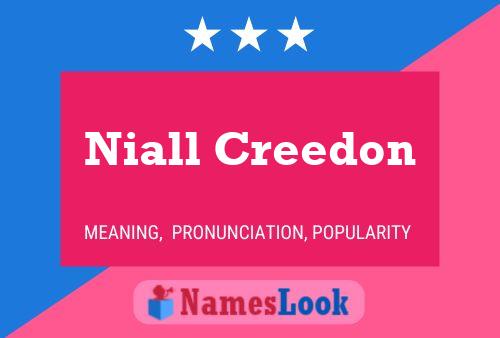 Niall Creedon 名字海报