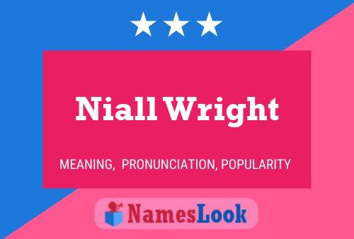 Niall Wright 名字海报