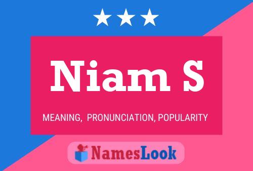 Niam S 名字海报