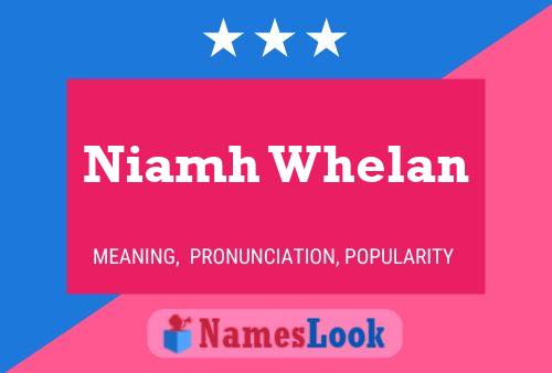 Niamh Whelan 名字海报