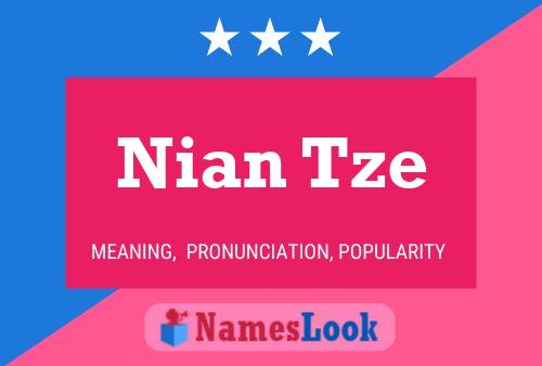 Nian Tze 名字海报