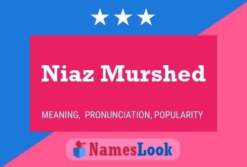 Niaz Murshed 名字海报