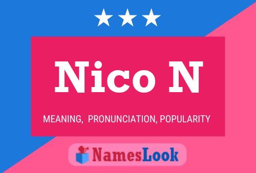 Nico N 名字海报