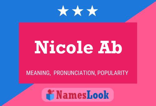 Nicole Ab 名字海报