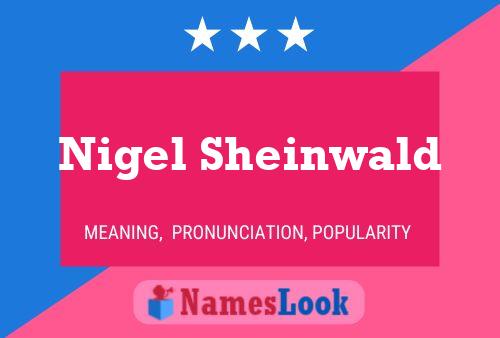 Nigel Sheinwald 名字海报