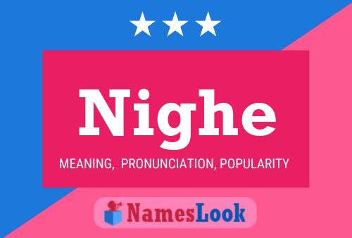 Nighe 名字海报