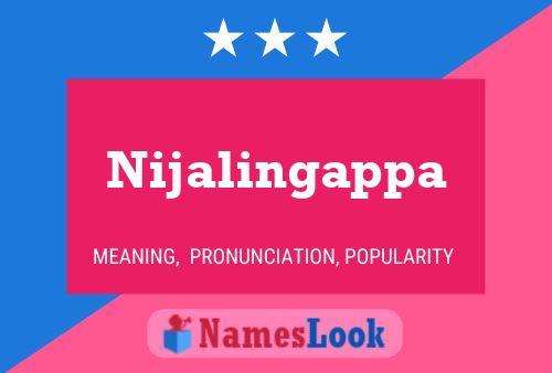 Nijalingappa 名字海报