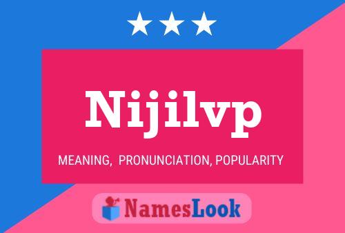 Nijilvp 名字海报