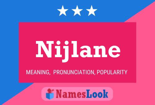 Nijlane 名字海报