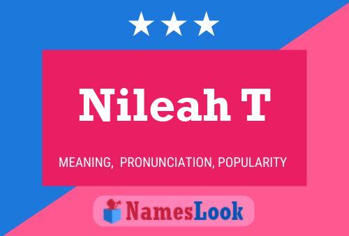 Nileah T 名字海报