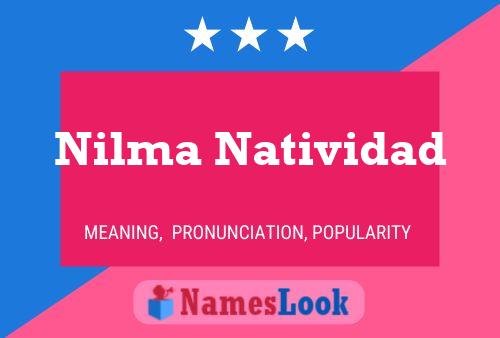 Nilma Natividad 名字海报