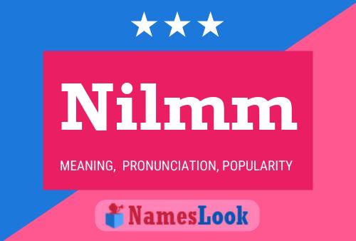 Nilmm 名字海报