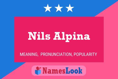 Nils Alpina 名字海报