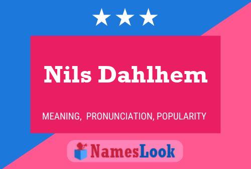 Nils Dahlhem 名字海报