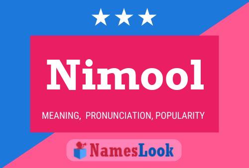 Nimool 名字海报