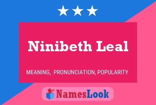 Ninibeth Leal 名字海报