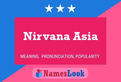 Nirvana Asia 名字海报