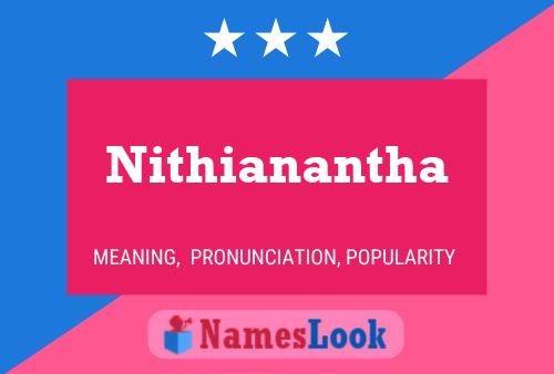 Nithianantha 名字海报