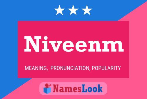 Niveenm 名字海报