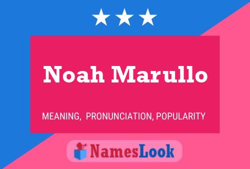 Noah Marullo 名字海报