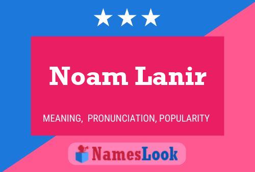 Noam Lanir 名字海报