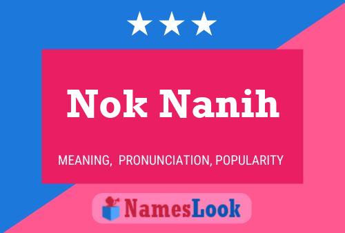 Nok Nanih 名字海报