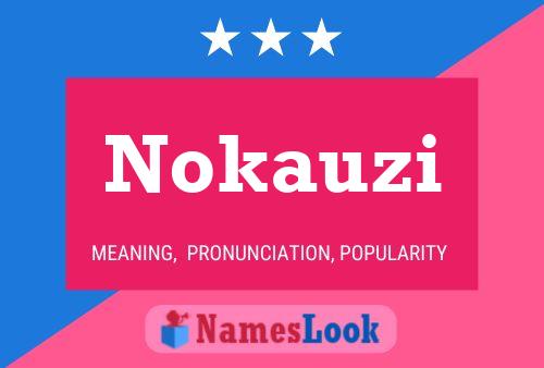 Nokauzi 名字海报