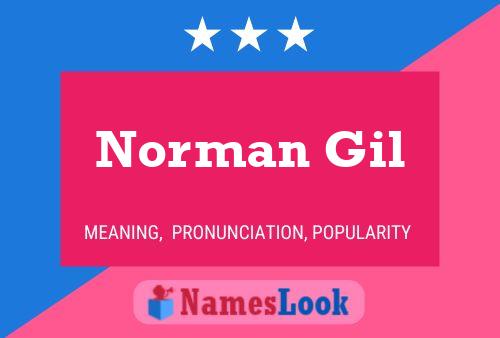 Norman Gil 名字海报