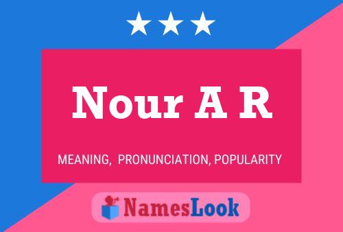 Nour A R 名字海报