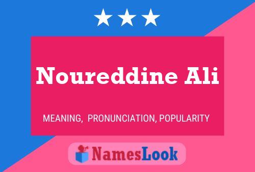 Noureddine Ali 名字海报