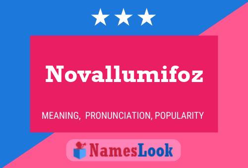 Novallumifoz 名字海报