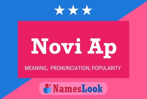 Novi Ap 名字海报