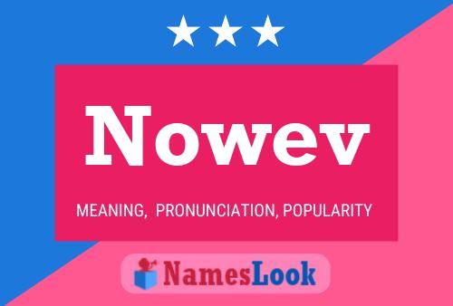 Nowev 名字海报