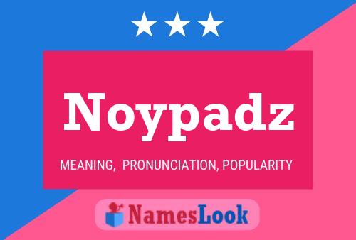 Noypadz 名字海报