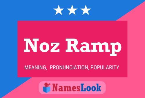 Noz Ramp 名字海报