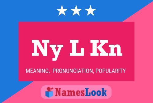 Ny L Kn 名字海报