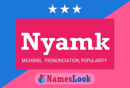 Nyamk 名字海报