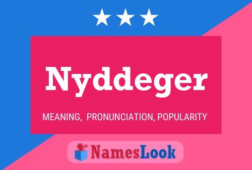 Nyddeger 名字海报