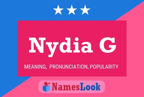 Nydia G 名字海报