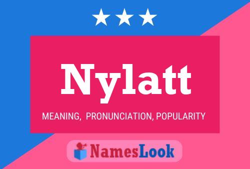 Nylatt 名字海报