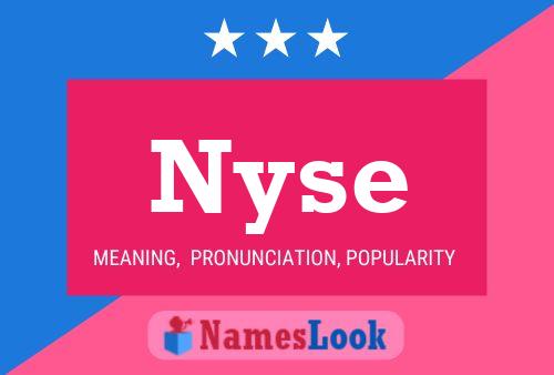 Nyse 名字海报